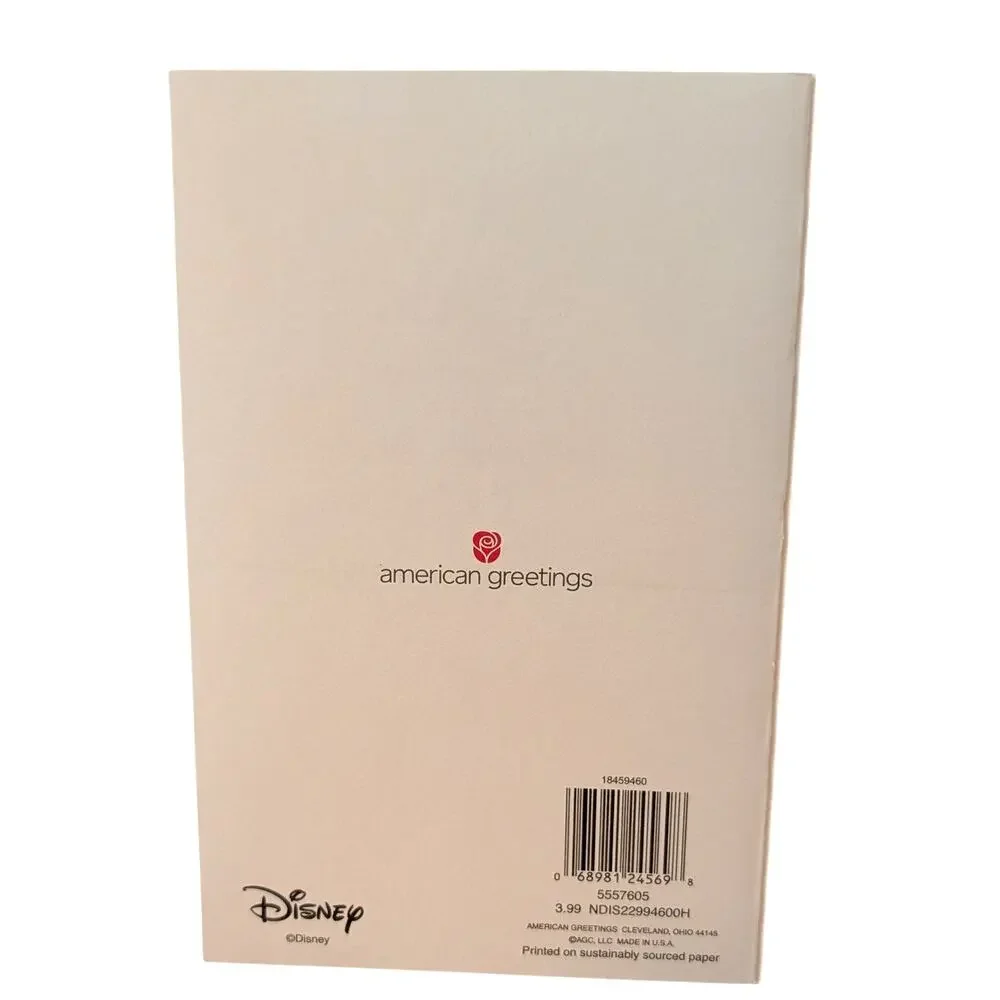New Beauty and the Beast Anniversary/Valentine Card Disney Princess
